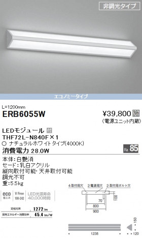 ��ƣ���� ENDO LED �֥饱�å� ERB6055W �ᥤ��̿�