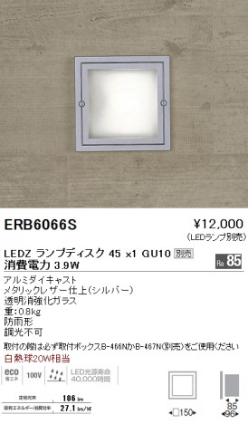 ��ƣ���� ENDO LED �����ȥɥ� ERB6066S �ᥤ��̿�