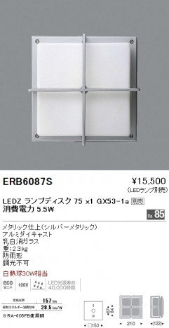 ��ƣ���� ENDO LED �����ȥɥ� ERB6087S �ᥤ��̿�