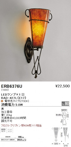 ��ƣ���� ENDO LED �֥饱�å� ERB6376U �ᥤ��̿�