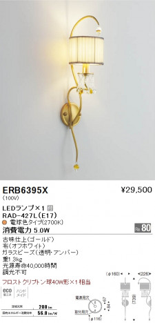 ��ƣ���� ENDO LED �֥饱�å� ERB6395X �ᥤ��̿�
