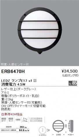 ��ƣ���� ENDO LED �����ȥɥ� ERB6470H �ᥤ��̿�