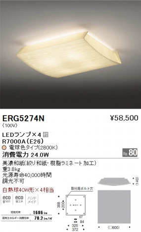 ��ƣ���� ENDO LED ������� ���� ERG5274N �ᥤ��̿�