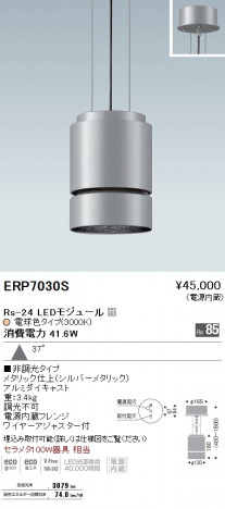 ��ƣ���� ENDO LED �ڥ����� ERP7030S �ᥤ��̿�