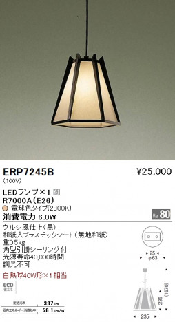 ��ƣ���� ENDO LED �ڥ����� ���� ERP7245B �ᥤ��̿�