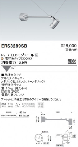 ��ƣ���� ENDO LED �����ȥɥ� ERS3289SB �ᥤ��̿�