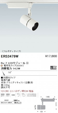 ��ƣ���� ENDO LED ���ݥåȥ饤�� ERS3479W �ᥤ��̿�