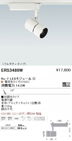 ��ƣ���� ENDO LED ���ݥåȥ饤�� ERS3480W �ᥤ��̿�