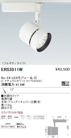 ��ƣ���� ENDO LED ���ݥåȥ饤�� ERS3511W �ᥤ��̿�
