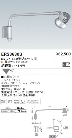 ��ƣ���� ENDO LED �����ȥɥ� ERS3630S �ᥤ��̿�