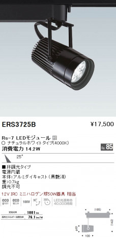 ��ƣ���� ENDO LED ���ݥåȥ饤�� ERS3725B �ᥤ��̿�