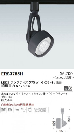 ��ƣ���� ENDO LED ���ݥåȥ饤�� ERS3785H �ᥤ��̿�