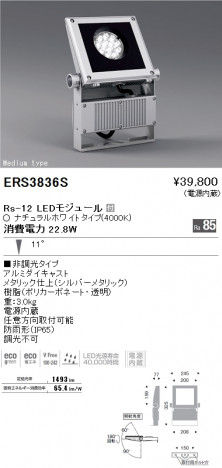 ��ƣ���� ENDO LED �����ȥɥ� ERS3836S �ᥤ��̿�