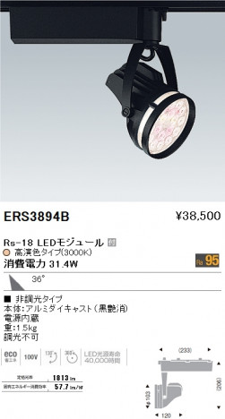 ��ƣ���� ENDO LED ���ݥåȥ饤�� ERS3894B �ᥤ��̿�
