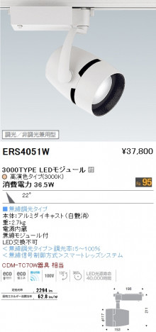 ��ƣ���� ENDO LED ���ݥåȥ饤�� ERS4051W �ᥤ��̿�