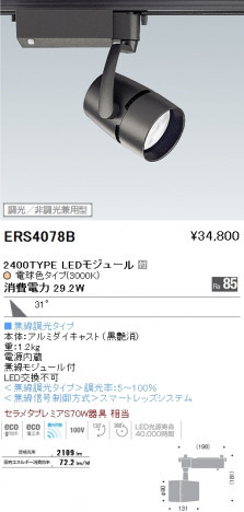 ��ƣ���� ENDO LED ���ݥåȥ饤�� ERS4078B �ᥤ��̿�