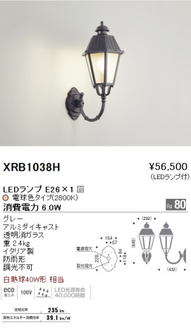 ��ƣ���� ENDO LED �����ȥɥ� XRB1038H �ᥤ��̿�