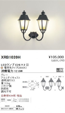 ��ƣ���� ENDO LED �����ȥɥ� XRB1039H �ᥤ��̿�