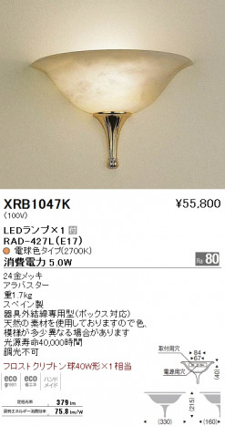 ��ƣ���� ENDO LED �֥饱�å� XRB1047K �ᥤ��̿�