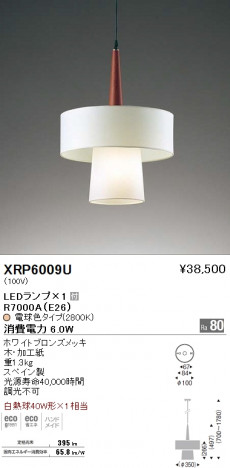 ��ƣ���� ENDO LED �ڥ����� XRP6009U �ᥤ��̿�
