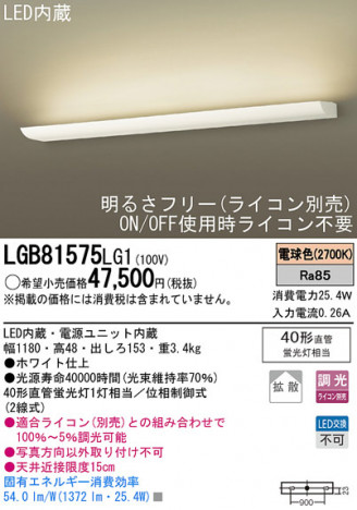 Panasonic LED �֥饱�å� LGB81575LG1 �ᥤ��̿�