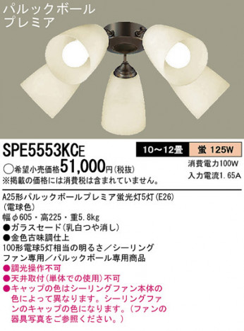 PANASONIC SPE5553KCE �ᥤ��̿�