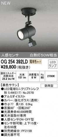 ODELIC �����ǥ�å� �������ƥꥢ�饤�� OG254392LD �ᥤ��̿�