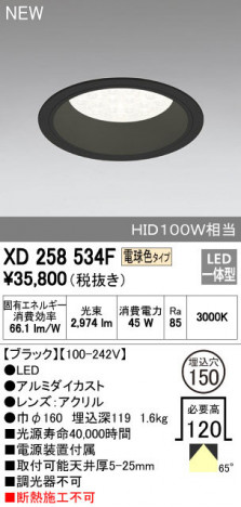 ODELIC �����ǥ�å� ������饤�� XD258534F �ᥤ��̿�