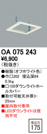 ODELIC �����ǥ�å� �ܹ����ʡ����եѡ��� OA075243 �ᥤ��̿�