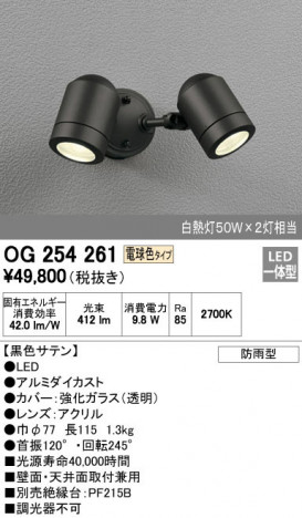 ODELIC �����ǥ�å� �������ƥꥢ�饤�� OG254261 �ᥤ��̿�