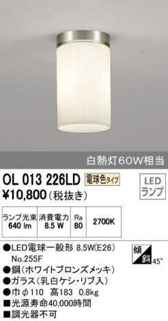 ODELIC �����ǥ�å� ����������󥰥饤�� OL013226LD �ᥤ��̿�