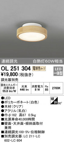 ODELIC �����ǥ�å� ����������󥰥饤�� OL251304 �ᥤ��̿�