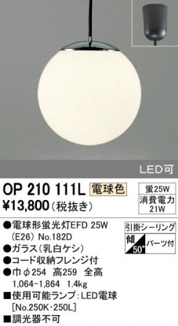 ODELIC �����ǥ�å� �ڥ����ȥ饤�� OP210111L �ᥤ��̿�