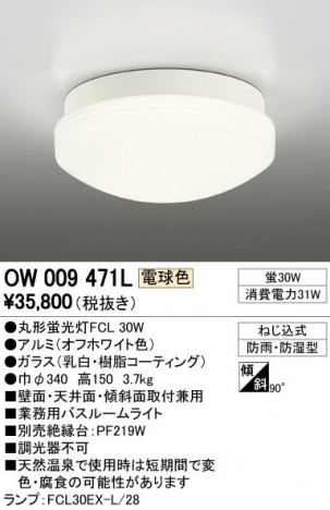 ODELIC �����ǥ�å� �������ƥꥢ�饤�� OW009471L �ᥤ��̿�