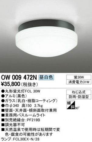 ODELIC �����ǥ�å� �������ƥꥢ�饤�� OW009472N �ᥤ��̿�