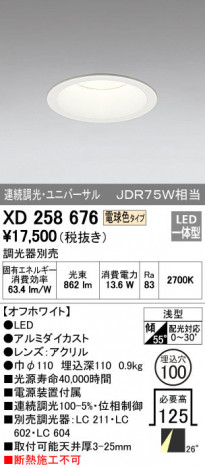 ODELIC �����ǥ�å� ������饤�� XD258676 �ᥤ��̿�