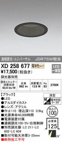 ODELIC �����ǥ�å� ������饤�� XD258677 �ᥤ��̿�