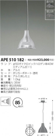 �������߾��� KOIZUMI ��Ǯ���ڥ����� APE510182 ���β���