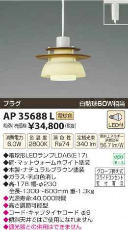 �������߾��� KOIZUMI �ڥ����� LED AP35688L ���β���