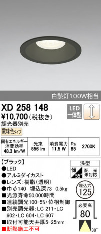 ODELIC �����ǥ�å� ������饤�� XD258148 ñ�ʲ���