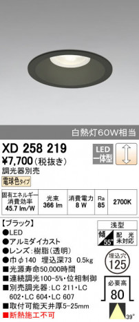 ODELIC ǥå 饤 XD258219 ñʲ