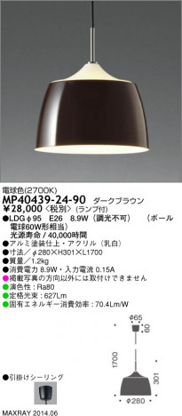 �ޥå����쥤 MAXRAY LED �ڥ����� MP40439-24-90 �ᥤ��̿�