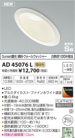 �������߾��� KOIZUMI �ⵤ̩������饤�� LED���ŵ忧�� AD45076L �ᥤ��̿�
