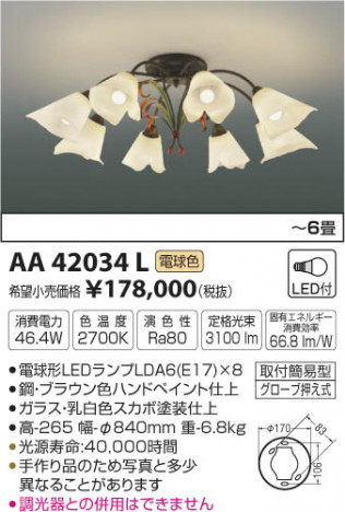 �������߾��� KOIZUMI ����ॷ���ǥꥢ LED���ŵ忧�� AA42034L �ᥤ��̿�