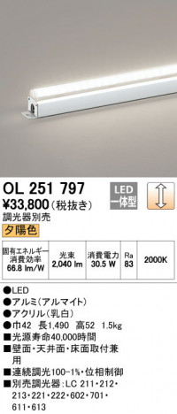 ODELIC �����ǥ�å� �����Ѵ��ܾ��� OL251797 �ᥤ��̿�