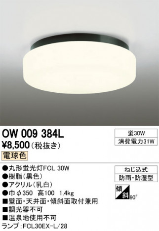 ODELIC ǥå ƥꥢ饤 OW009384L ᥤ̿