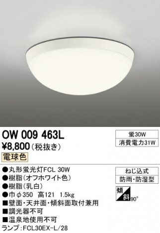 ODELIC ǥå ƥꥢ饤 OW009463L ᥤ̿