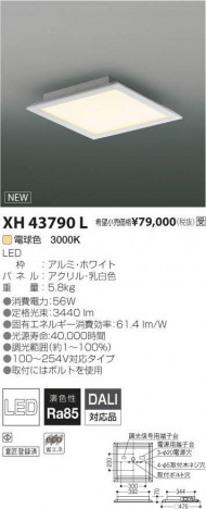 �������߾��� KOIZUMI LED �١����饤�� XH43790L �ᥤ��̿�