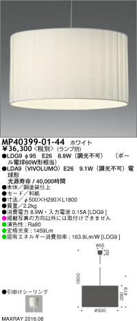 �ޥå����쥤 MAXRAY LED�ڥ����� MP40399-01-44 �ᥤ��̿�