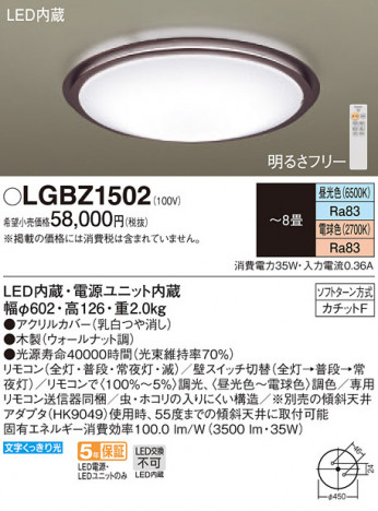 Panasonic LED ���ݥ�󥰥饤�� LGBZ1502 �ᥤ��̿�